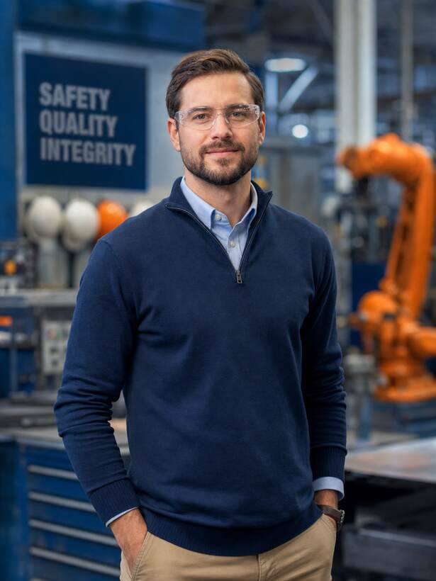 Portrait of a Technosoft engineer
